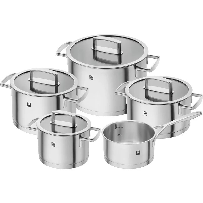 a39c0fc34612b496cbca48a86710684b سرویس قابلمه 9 پارچه زولینگ آلمان مدل ZWILLING Vitality - Image 1