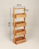 ارگانایزر 4 طبقه تمام چوب - Image 5