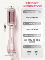 برس حرارتی هوای گرم SHEGLAM Blowout Bliss | صاف‌کننده و حالت‌دهنده مو - Image 2