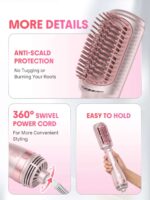برس حرارتی هوای گرم SHEGLAM Blowout Bliss | صاف‌کننده و حالت‌دهنده مو - Image 6