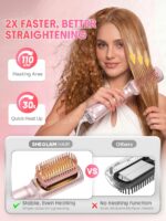 برس حرارتی هوای گرم SHEGLAM Blowout Bliss | صاف‌کننده و حالت‌دهنده مو - Image 8